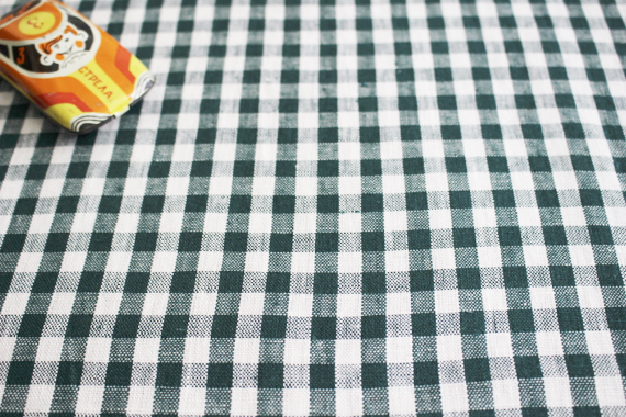 linen gingham photo リネンギンガム